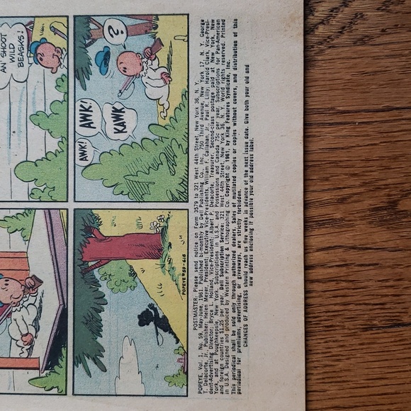 Vintage 60s Popeye Vol. 1 No. 59 Dell Comics Comic Book - Picture 3 of 16